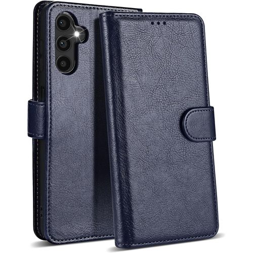 Pour Samsung Galaxy A25 5g - Coque De Telephone En Cuir De Première Qualité Protection Rfid Porte-Carte Et Pochette À Monnaie Etui Pour Coque Samsung A25 5g