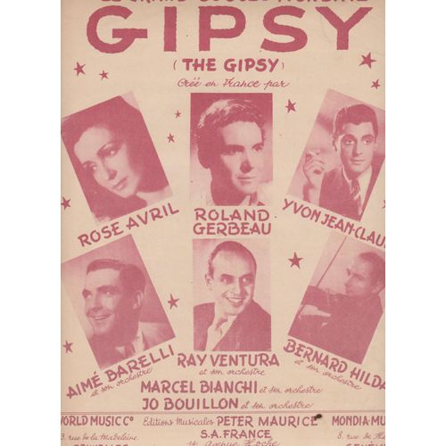 Gipsy Par Rose Avril, Roland Gerbeau, Yvon Jean-Claude, Aimé Barelli, Ray Vantura, Bernard Hilda, Marcel Bianchi, Jo Bouillon