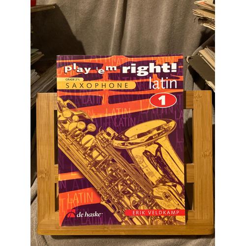 Erik Veldkamp Play' Em Right Partition Saxophone Volume 1 Latin Ed. De Haske