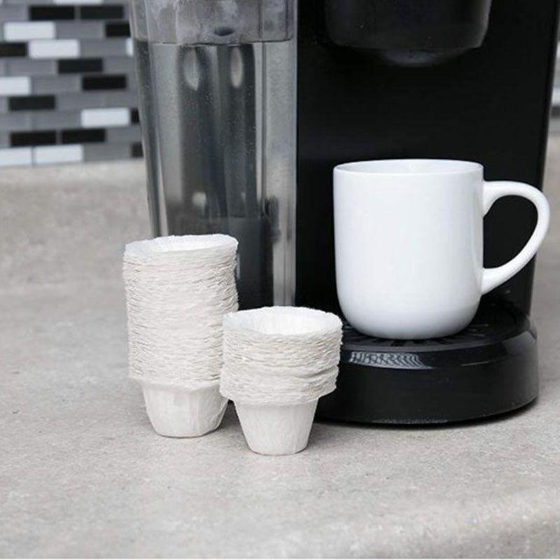 Capsules de café jetables Nespresso, 20 pièces/lot, filtre en papier, tasse,  filtre ou café régulier et réutilisable en k cups #E
