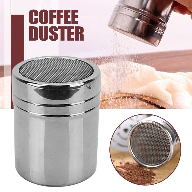 Acier inoxydable distributeur de poudre glaçage sucre cacao café chocolat  poudre Shaker farine Duster cuisine filtre outils de cuisson