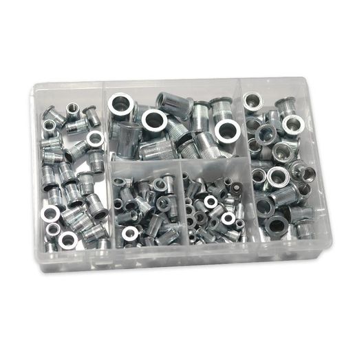 INSERTS FILETES ECROUS A SERTIR - ASSORTIMENT DE 4 à 10 mm