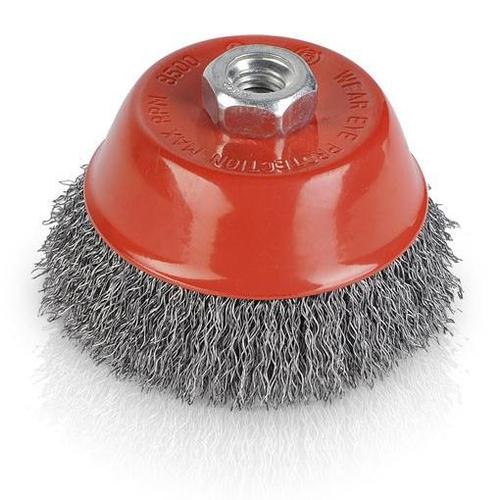 BROSSE METAL COUPE DE 65 MM FILS ONDULES