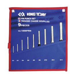 JEU DE CHASSE GOUPILLES KING TONY 9 PIECES DE 2 à 14 mm PRO