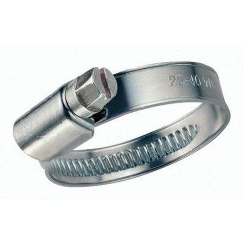 COLLIER DE SERRAGE DURITE TUYAU INOX MARIN W5 LARGEUR 9 MM - Serrage 16 x 27