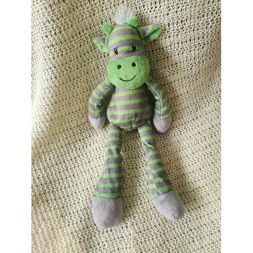 Doudou Peluche Girafe Vert Gris Carrefour Max And Sax