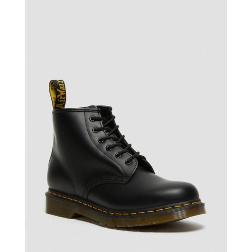 Dr Martens Boots Basses 101 En Cuir Smooth Black Smooth