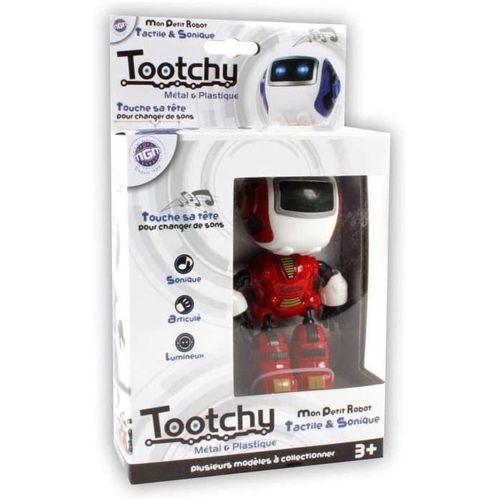 Mgm Bte/Robot Tootchy Repet  Articule 12 Cm Metal Plast