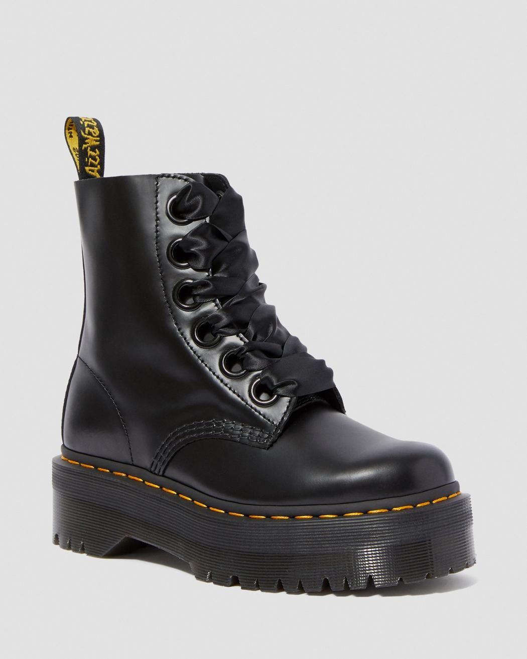 Dr Martens Boots plateformes Molly Black Buttero 36 Rakuten