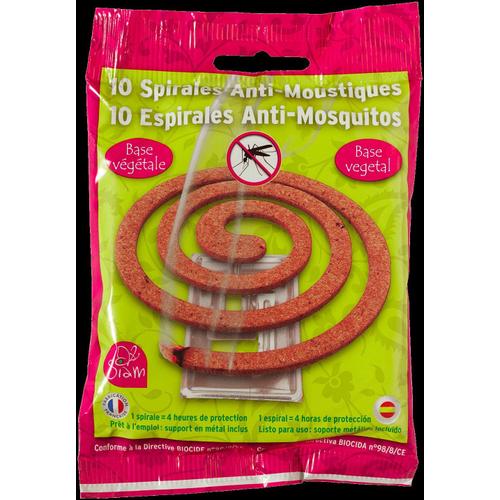 SPIRALES ANTI-MOUSTIQUES 100% NATUREL (Pyréthrine)