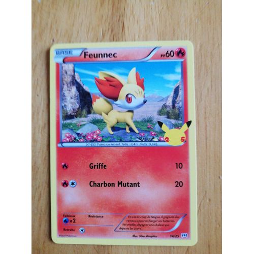Carte Pokémon 2021 Mc Donald's Feunnec 14/25