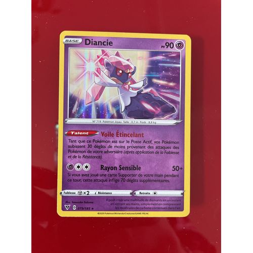 Carte Pokemon Diancie Holo Voltage Éclatant 79/185