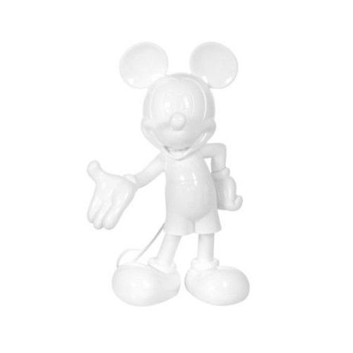 Mickey Welcome Blanc Laqué