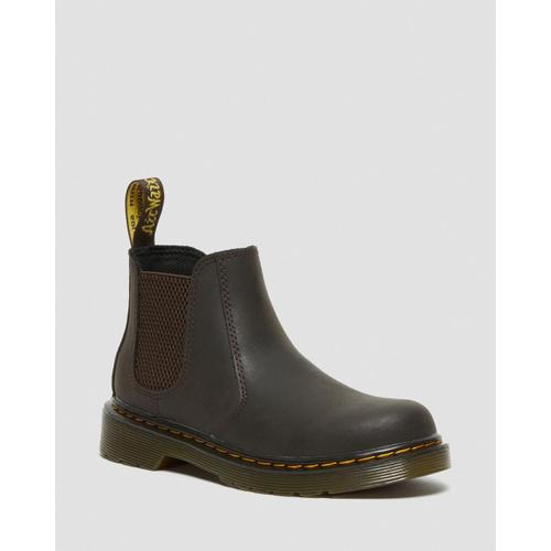 Bottines Dr Martens Chelsea Boots 2976 En Cuir Junior Dark Wildhorse Lamper