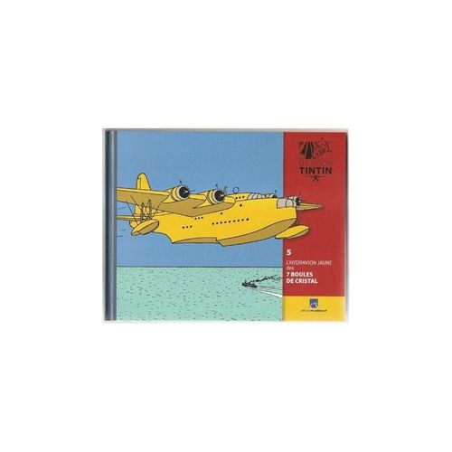 En Avion Tintin Livret Seul N°5 L'hydravion Jaune Des 7 Boules De Cristal