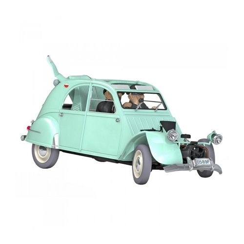 La 2cv Cassée Tintin Et Les Bijoux De La Castafiore 1/24ème