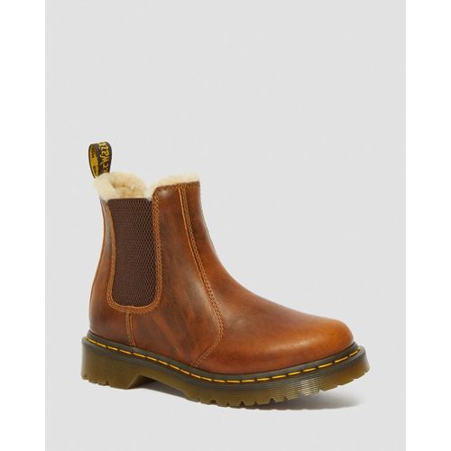 Dr Martens Chelsea Boots 2976 Leonore Fourrées Butterscotch Orleans