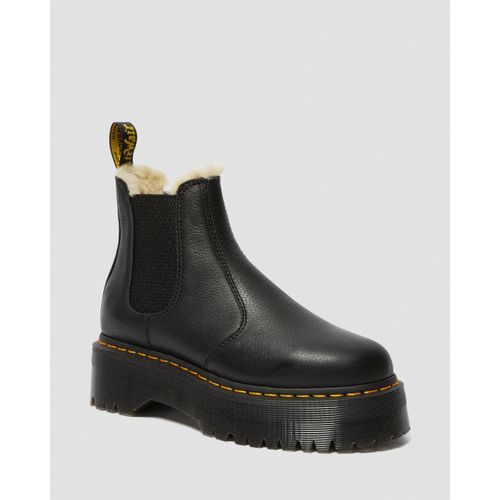 Bottines Dr Martens Chelsea Boots Plateformes 2976 Quad Fourrées Pisa