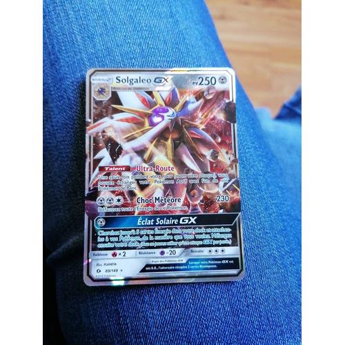 Carte Pokemon Solgaleo Gx Cartes De Jeux Rakuten