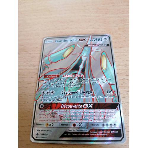 Carte Pokémon Bamboiselle Gx 208/214