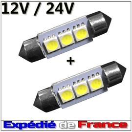 2 AMPOULES T15 W16W LED BLANC 10W FEUX DE RECUL ARRIERE VOITURE