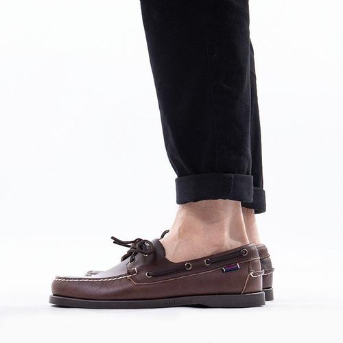 Sebago docksides portland on sale waxed