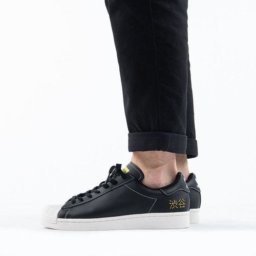 Adidas Originals Superstar Pure Fv2833 Noir Blanc Jaune