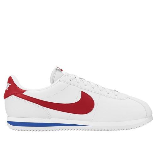 Baskets Basses Nike Cortez Basic Leather Blanc