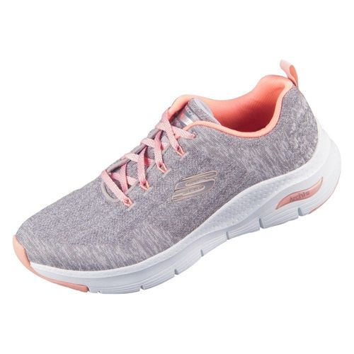 Baskets Basses Skechers Arch Fit Comfy Wave Gris