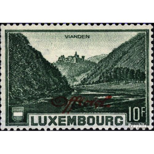 Luxembourg D178 (Complète Edition) Avec Charnière 1935 Timbre De Sérvice