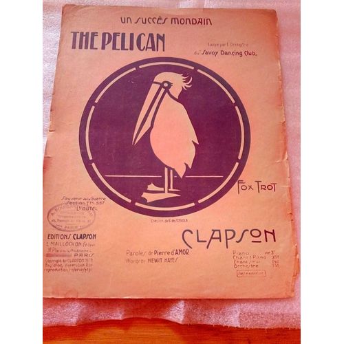Partition Clapson The Pelican (Le Pélican)