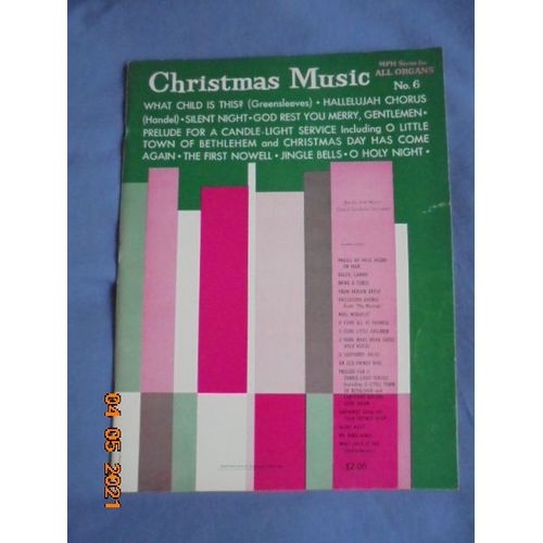 Christmas Music: Mph Series For All Organs, No. 6