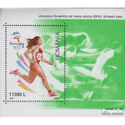 Roumanie Block314 (Complète.Edition.) Neuf Avec Gomme Originale 2000 Jeux Olympiques Été Sydney