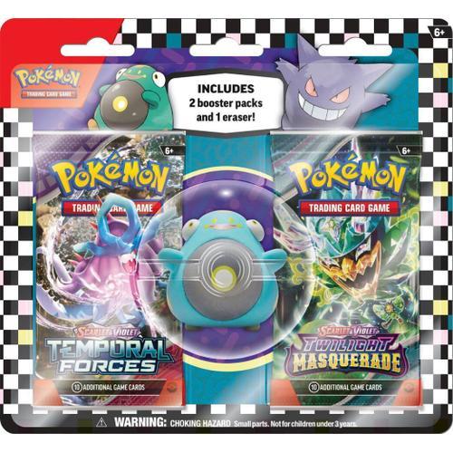 Pack 2 Boosters - Pokemon - Blister Gomme Rentrée Des Classes