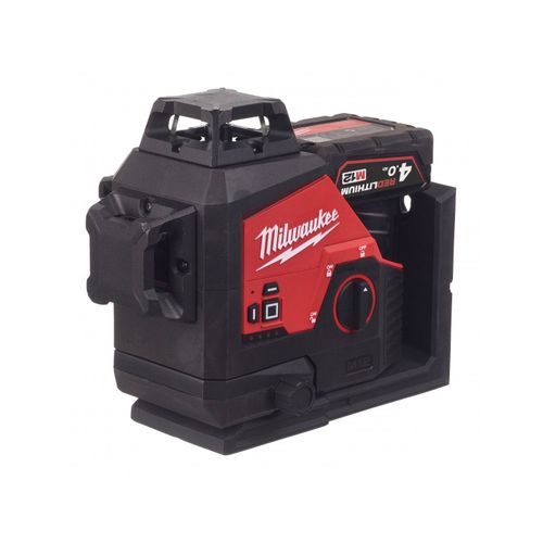 Laser 3 lignes vert avec applomb 12V 4Ah M12 3PL-401C | 4933478102 - Milwaukee