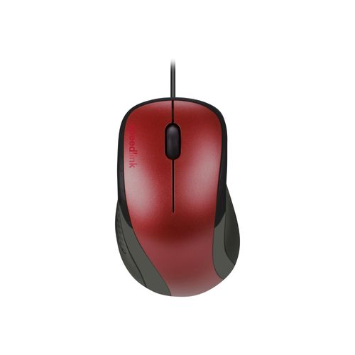SPEEDLINK KAPPA Mouse - Souris - pour droitiers - optique - 3 boutons - filaire - USB - rouge