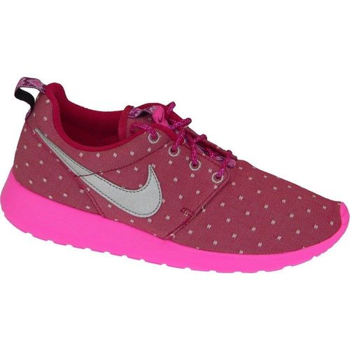 Baskets Basses Nike Rosherun Print Gs - Rose - 38