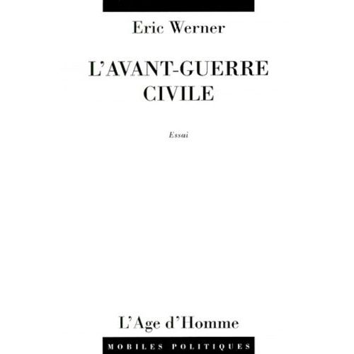 L'avant-Guerre Civile