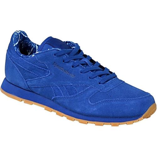 Baskets Basses Reebok Classic Leather Tdc Bleu