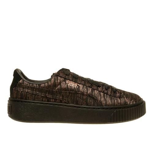 Baskets Basses Puma Basket Platform Vr Wmns Doré