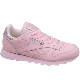 Baskets Basses Reebok Classic Leather Metallic Rose