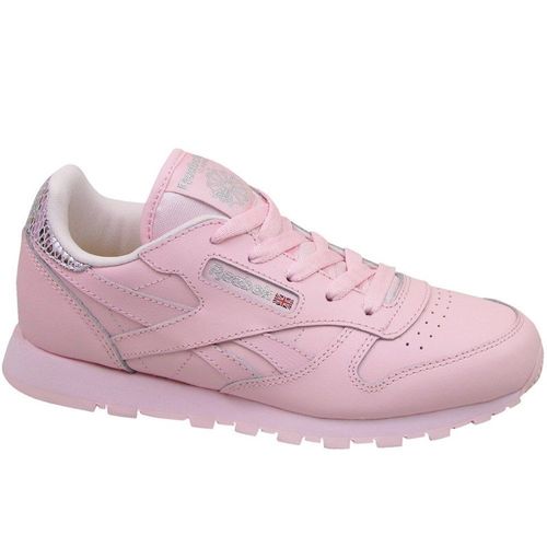 Baskets Basses Reebok Classic Leather Metallic Rose