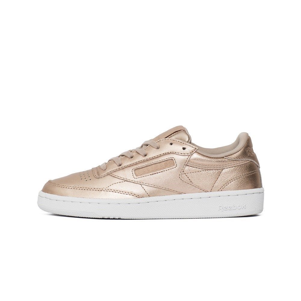 Baskets Basses Reebok Club C 85 Doré | Rakuten