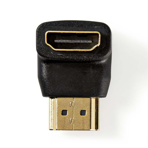 Nedis - Connecteur HDMI - HDMI femelle incliné pour HDMI mâle droit - noir