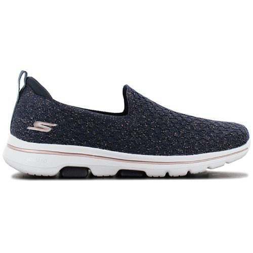 Skechers Gowalk 5 Brave Baskets Sneakers Chaussures Navysbleu 15911snvgd