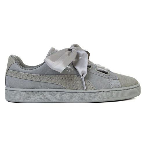 Baskets Basses Puma Suede Heart Pebble Wns Gris