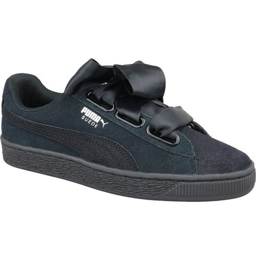 Baskets Basses Puma Wns Suede Heart Pebble Noir