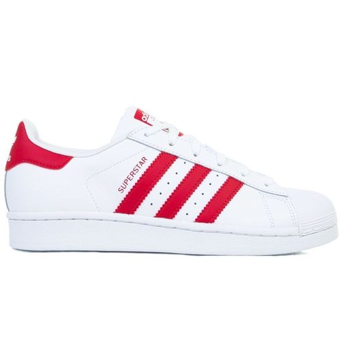 Baskets Basses Adidas Superstar J Blanc