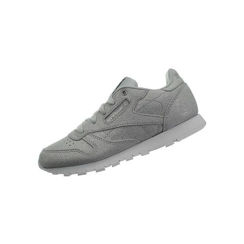Baskets Basses Reebok Classic Leather Kids Gris