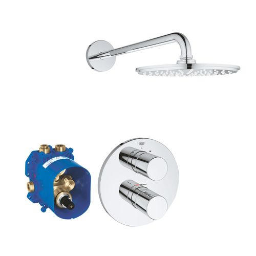 Ensemble de douche avec Rainshower Cosmopolitan 210 - Grohtherms 3000 Cosmopolitan